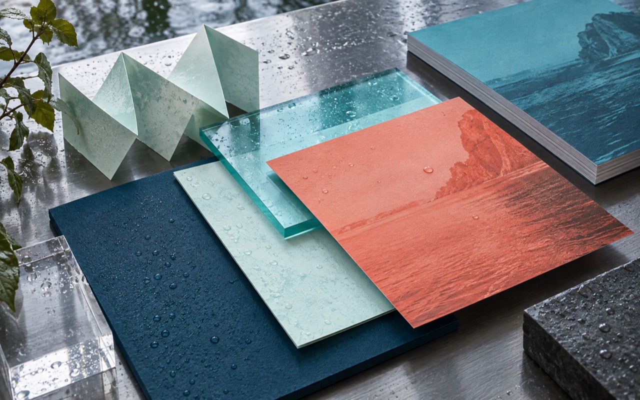 After Rain print material study